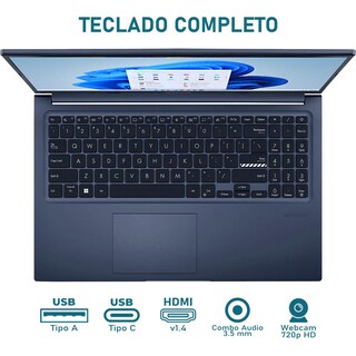 Foto 4 | Laptop Asus Vivobook Intel Core I5 1235u 24gb Ram 256gb Ssd 15.6'' Windows 11 Home Teclado En Ingles + Mochila