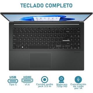 Foto 4 | Laptop Asus Vivobook Go 15 Intel Core I3 N305 8gb Ram 512gb Ssd 15.6'' Windows 11 Home Teclado En Español