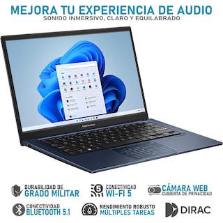 Foto 3 | Laptop Asus Vivobook 14 Intel Core I5 1235u 8gb Ram 1tb Ssd 14'' Windows 11 Home Teclado En Español