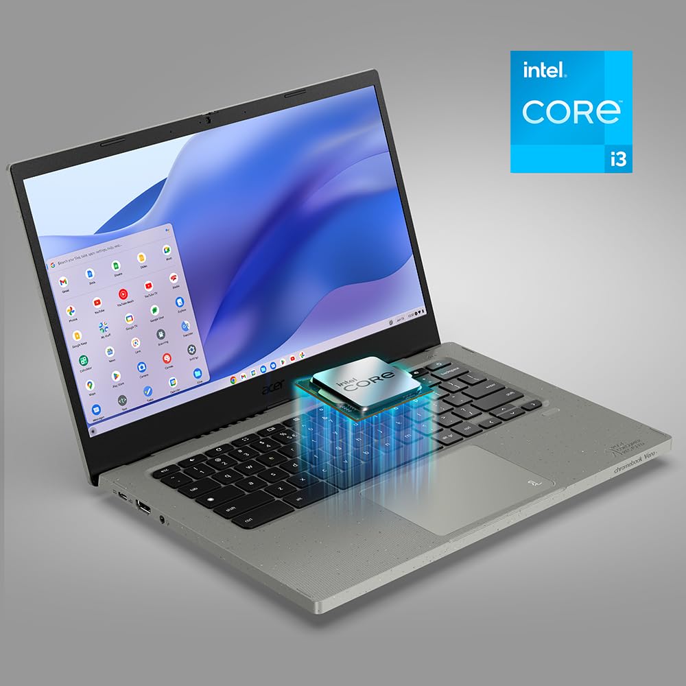 Foto 6 | Ordenador Portátil Acer Chromebook Vero 514 Cbv514-1h-38vs 14 Pulgadas Fhd - Venta Internacional.