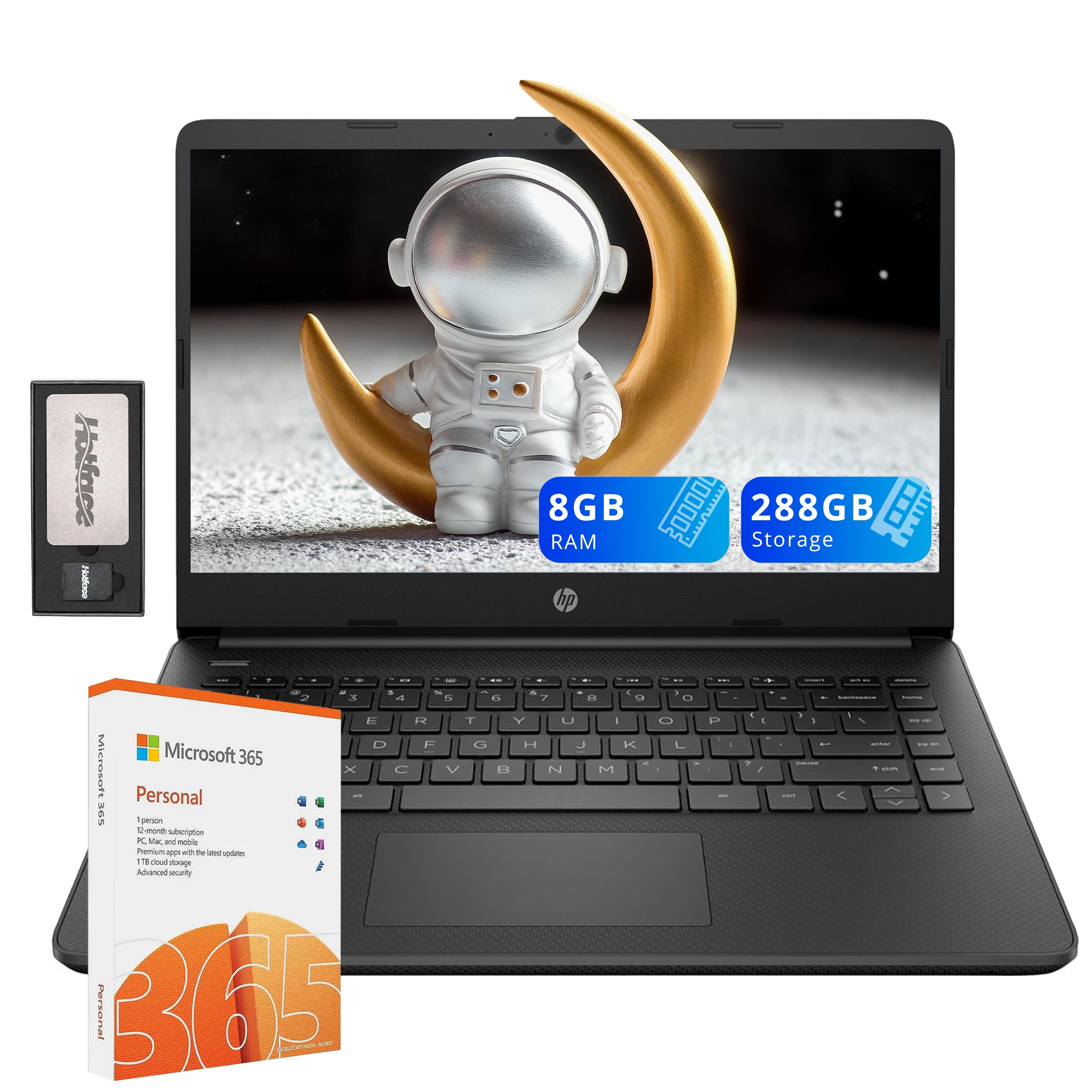 Ordenador Portátil Hp Stream 14 Hd Intel Celeron N4120 De 8 Gb De Ram 288 Gb - Venta Internacional.