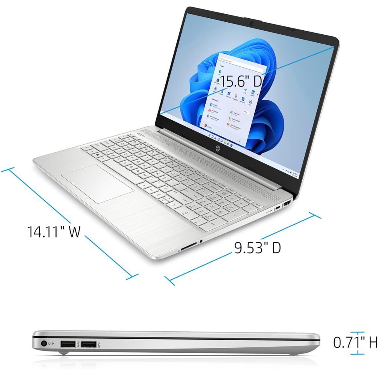 Foto 6 pulgar | Portátil Hp Notebook Con Pantalla Táctil Hd De 15,6 Pulgadas Intel I3 De 12 Gb/256 Gb - Venta Internacional.