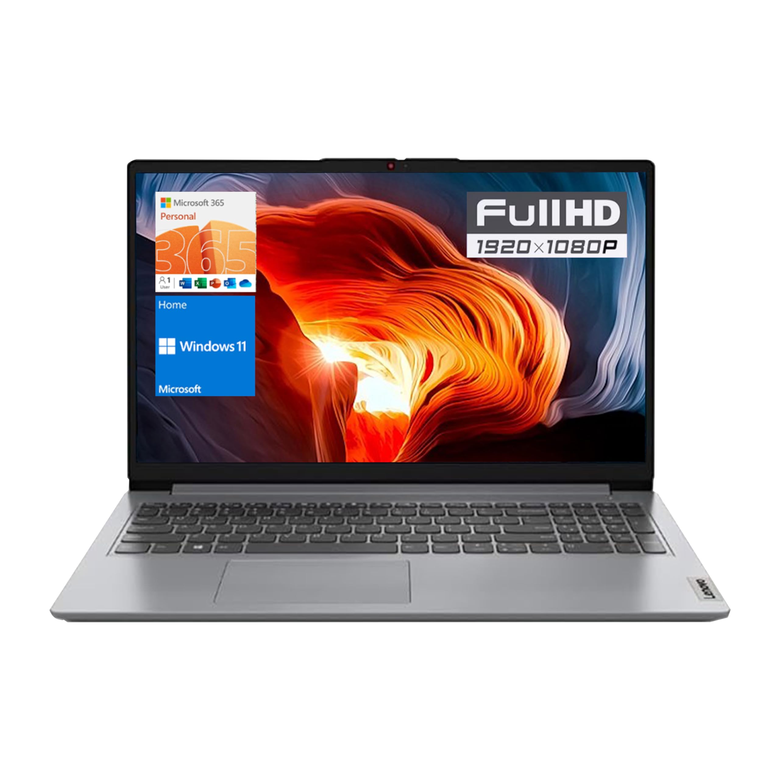 Ordenador Portátil Lenovo Ideapad 1, 15,6 Pulgadas, Fhd, Intel Celeron, 20 Gb De Ram, 1 Tb, Ssd - Venta Internacional.