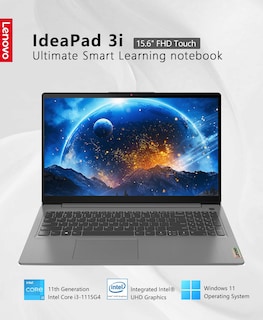 Foto 2 | Ordenador Portátil Lenovo Ideapad 3i 2023 15.6 Pulgadas Fhd Touch I3 12 Gb/512 Gb - Venta Internacional