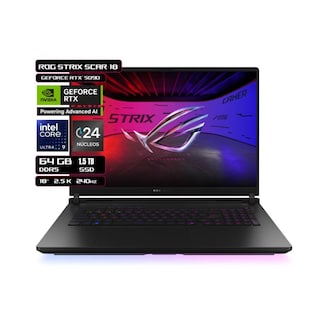 Foto 1 | Laptop Gamer Asus Rog Strix Scar 18 Intel Core Ultra 9, 64gb Ram, 1.5tb Ssd, Rtx 5090 Ti, Windows 11 Home