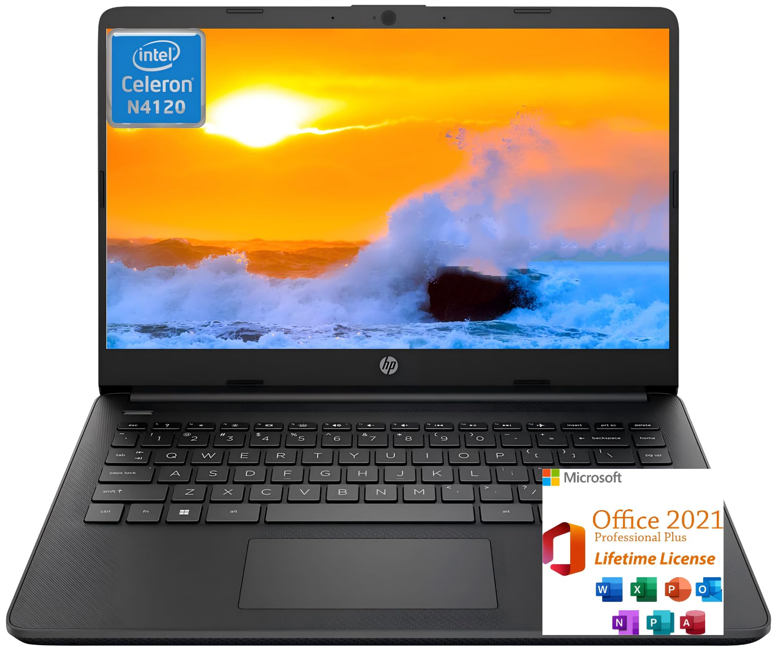 Foto 1 | Laptop Hp 14 Para Estudiantes Y Empresas Intel N4120 16gb/384gb - Venta Internacional.