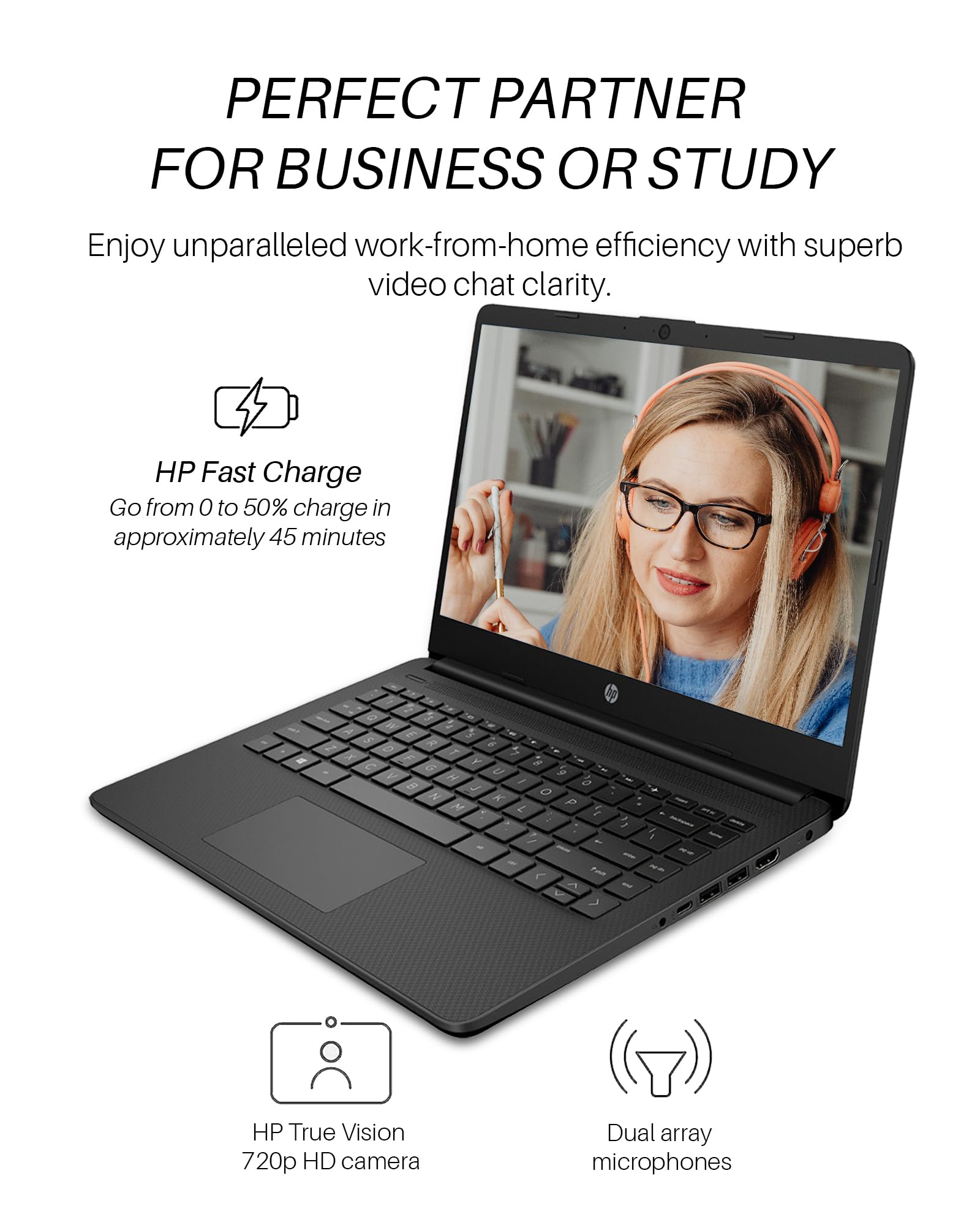 Foto 6 pulgar | Laptop Hp 14 Para Estudiantes Y Empresas Intel N4120 16gb/384gb - Venta Internacional.