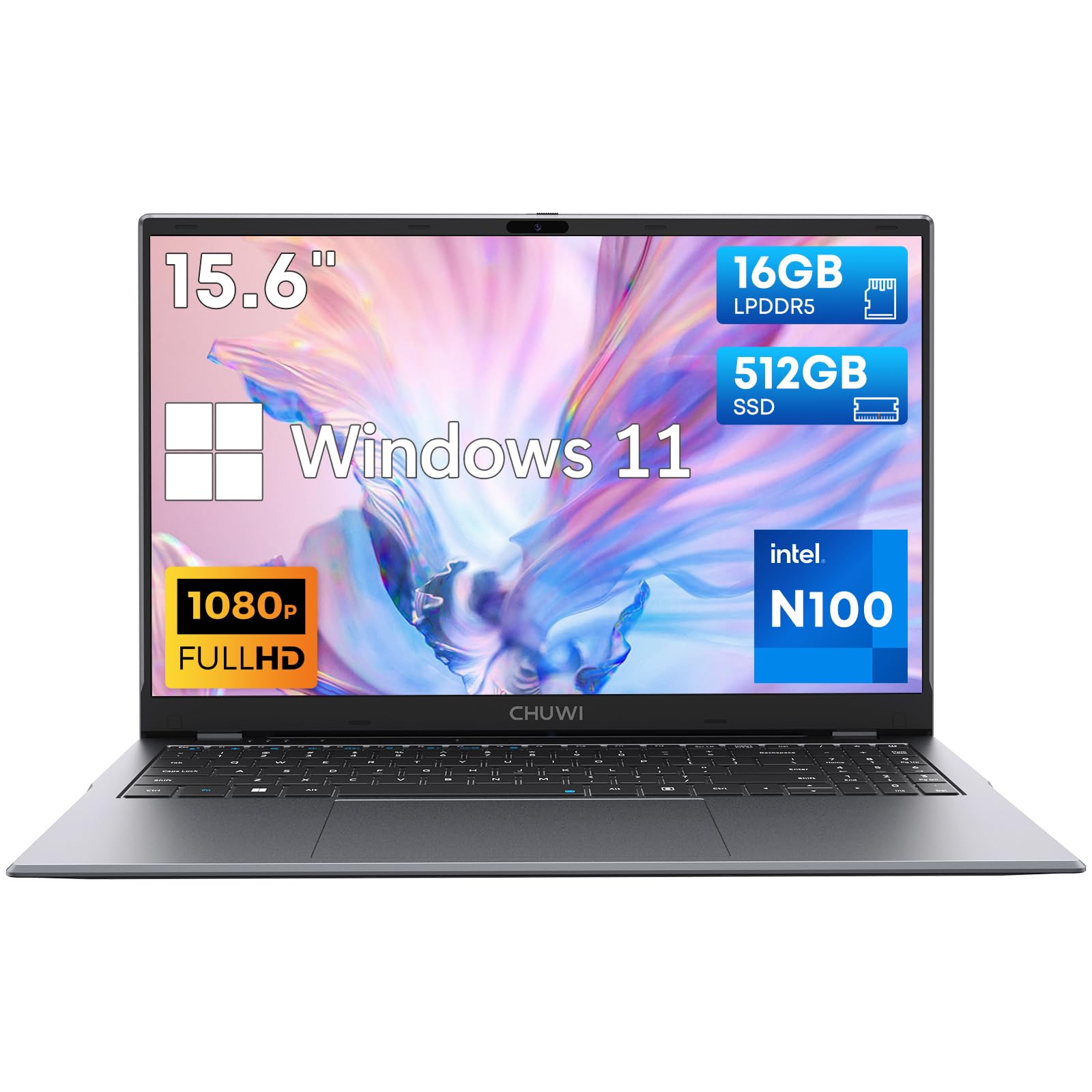 Ordenador Portátil Chuwi Gemibook Plus De 15,6 Pulgadas Con Procesador Intel Alder Lake De 16 Gb/512 - Venta Interna