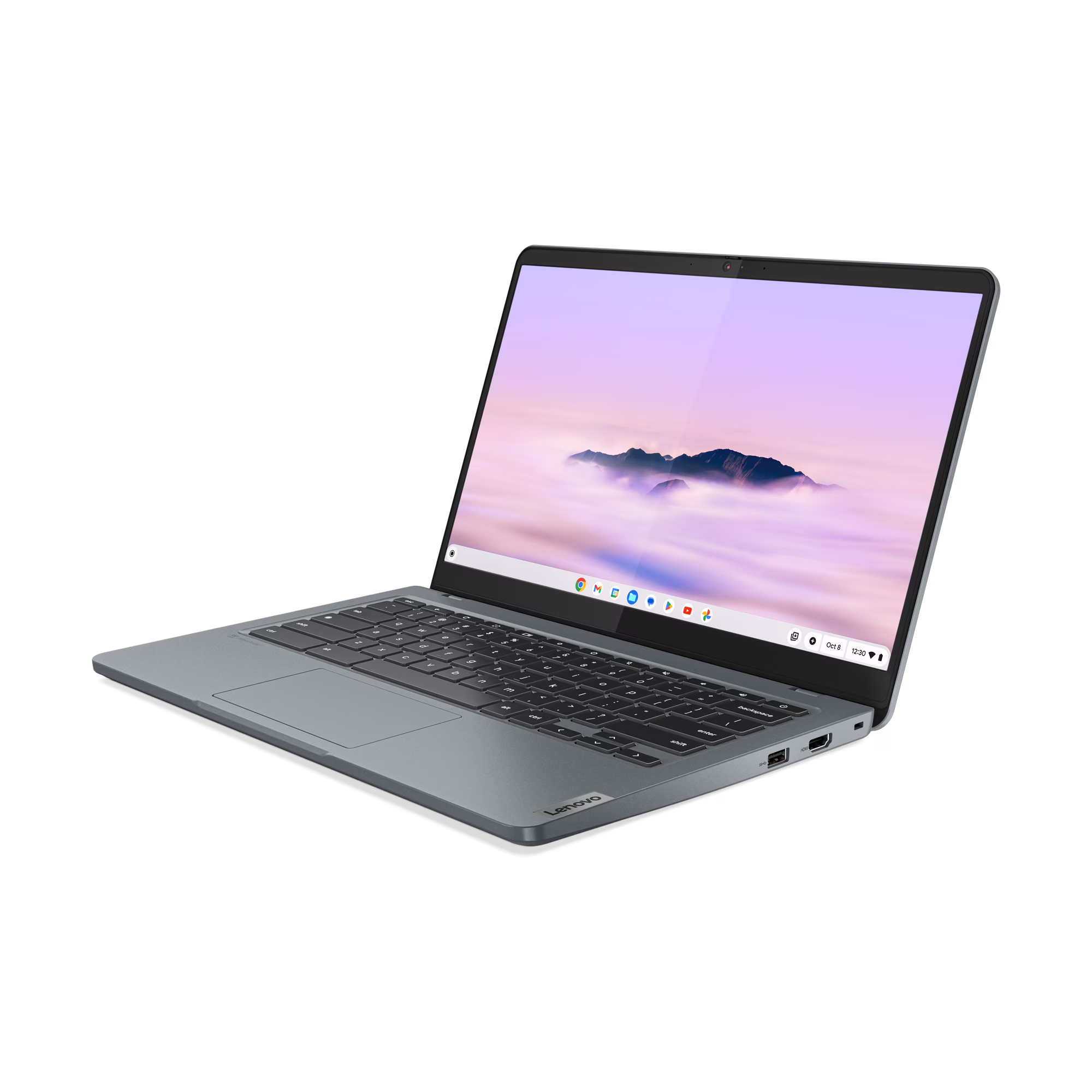 Foto 2 pulgar | Laptop Lenovo Ideapad Slim Core I3 N305 128gb Ssd 8gb Ddr5 14'' Fhd Touchscreen Tec/ing Chromebook Gris Tormenta 83bn