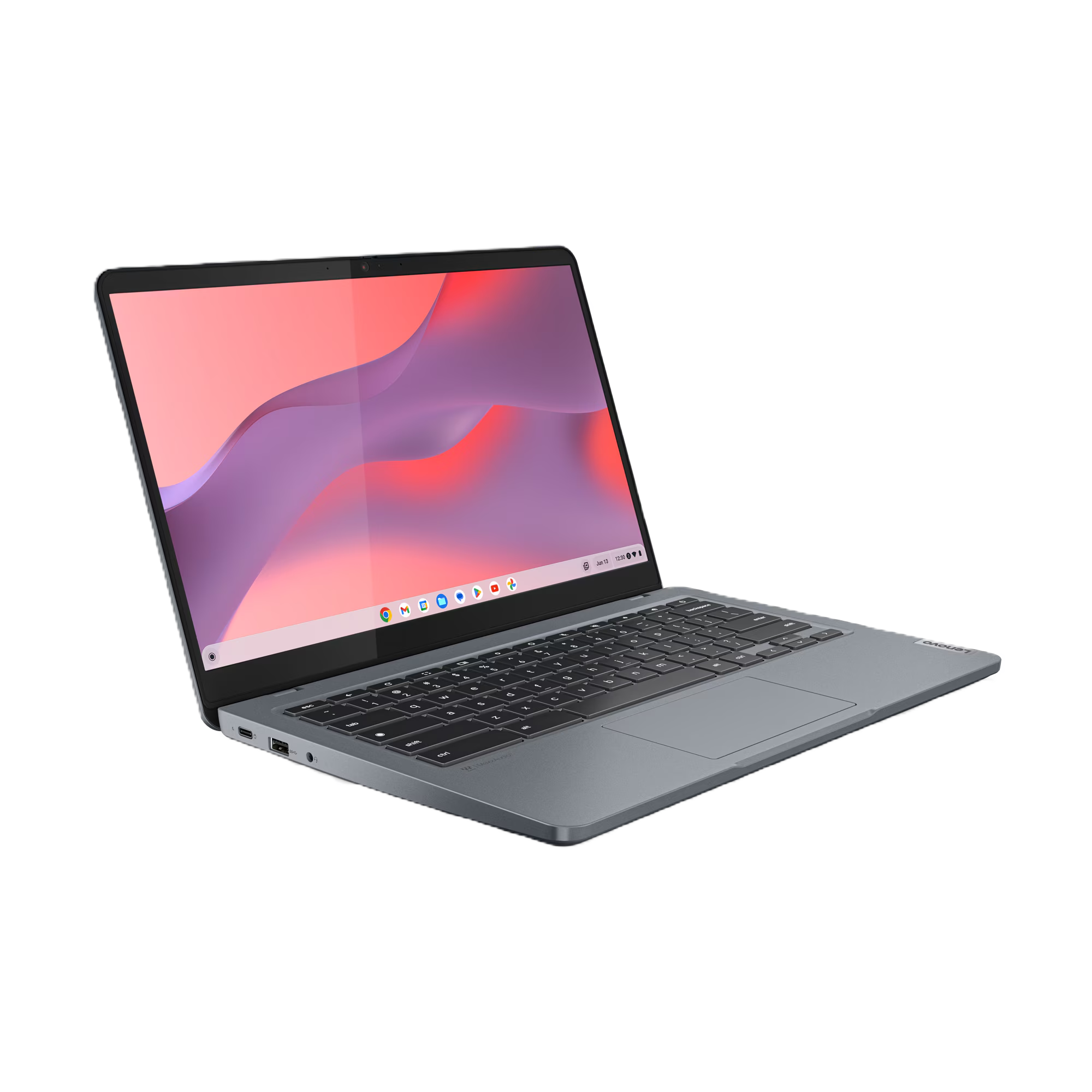 Foto 3 pulgar | Laptop Lenovo Ideapad Slim Core I3 N305 128gb Ssd 8gb Ddr5 14'' Fhd Touchscreen Tec/ing Chromebook Gris Tormenta 83bn