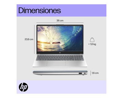 Foto 6 | Laptop Hp 15-fd0026la, Windows 11 Home Single Language, 15.6'', Intel Core™ I3, 8gb Ram, 512gb Ssd, Fhd