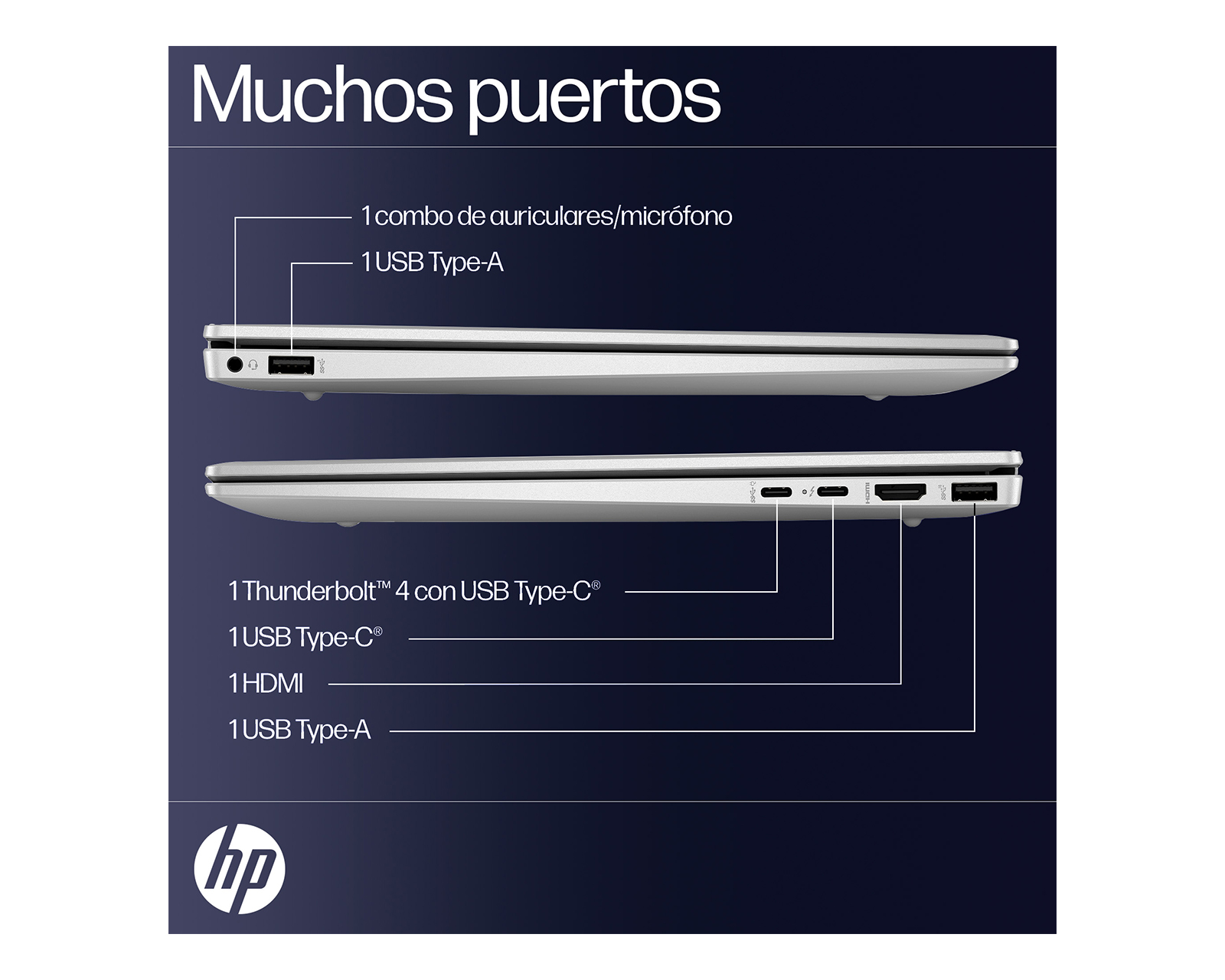 Foto 6 pulgar | Laptop Hp Pavilion Plus 14-ew1000la, Windows 11 Home Single Language, 14'', Intel  Core™ Ultra 5, 16gb Ram, 512gb Ssd