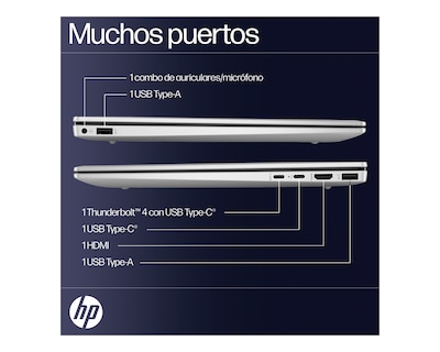 Foto 5 | Laptop Hp Pavilion Plus 14-ew1000la, Windows 11 Home Single Language, 14'', Intel Core™ Ultra 5, 16gb Ram, 512gb Ssd