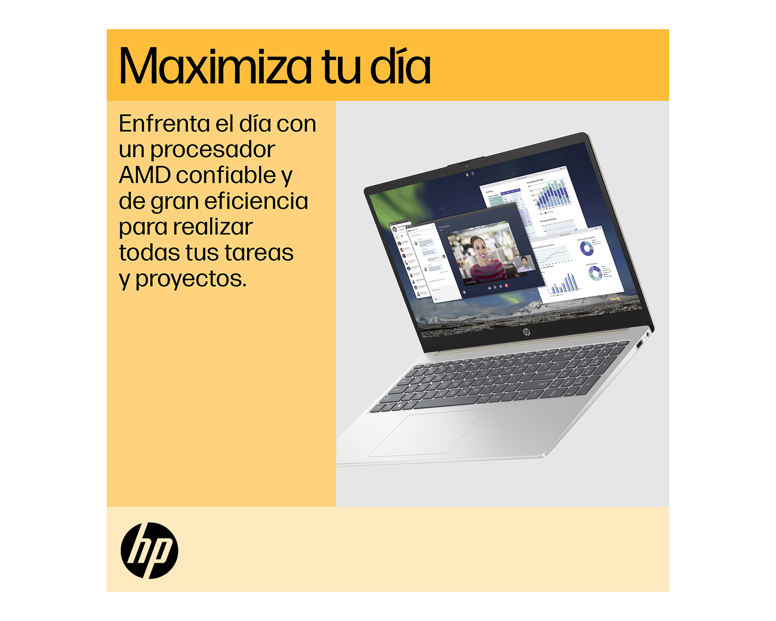 Foto 5 pulgar | Laptop Hp 15-fc0043la, Windows 11 Home Single Language, 15.6'', Amd Ryzen™ 3, 8gb Ram, 512gb Ssd, Fhd