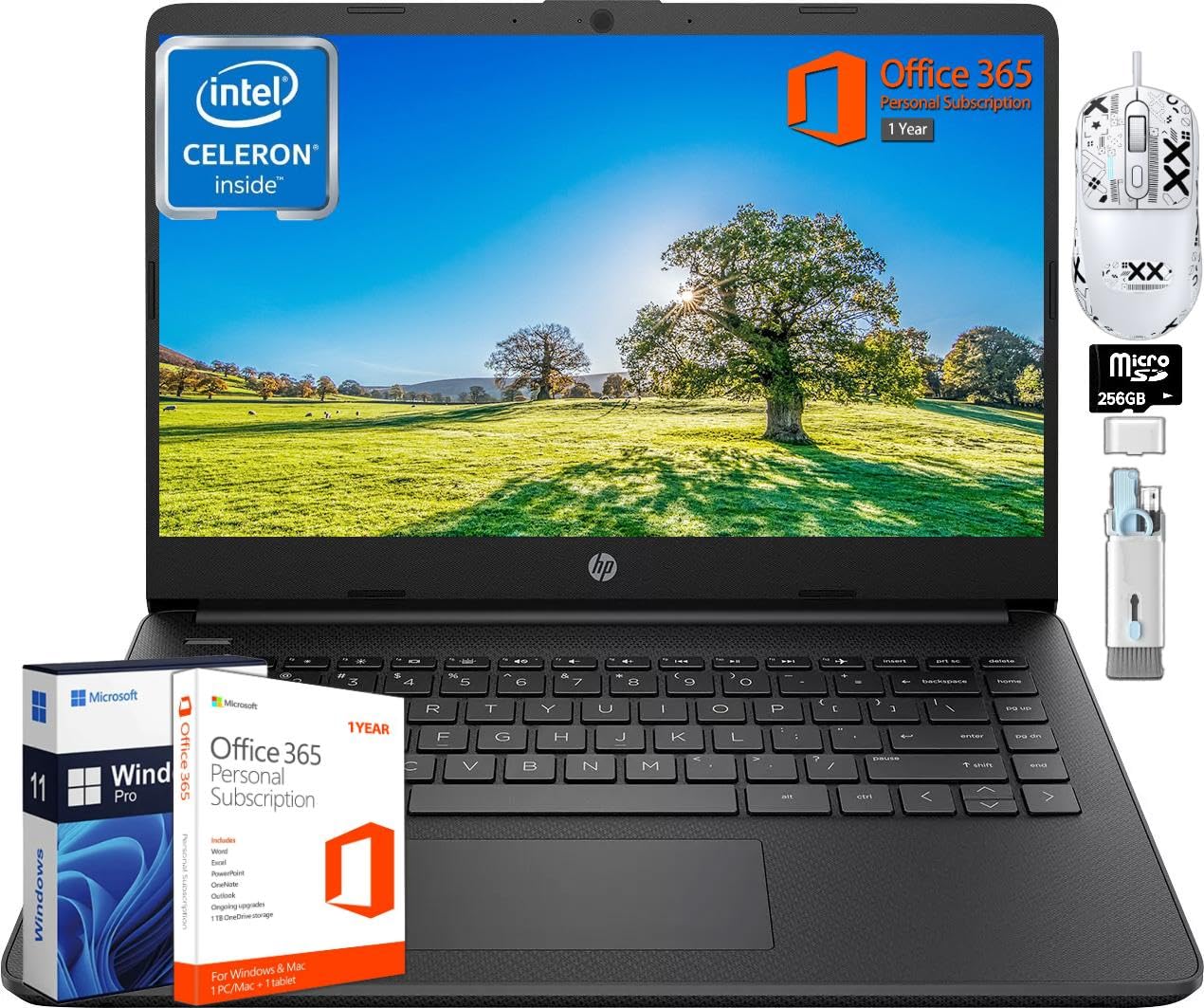 Portátil Hp Intel Dual-core N4120 De 14 Pulgadas, 16 Gb De Ram, 384 Gb, Ssd - Venta Internacional.