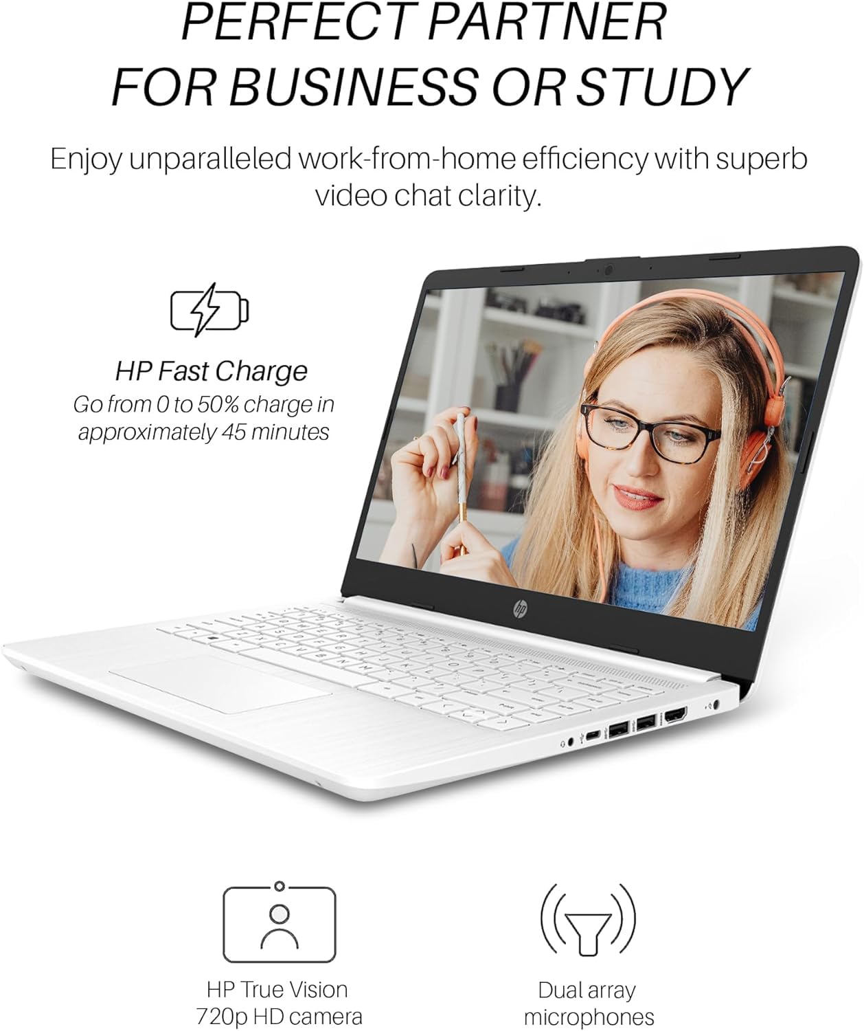 Foto 4 | Portátil Hp Ultra Light Intel Quad-core N4120 De 14 Pulgadas Con 16 Gb De Ram - Venta Internacional.