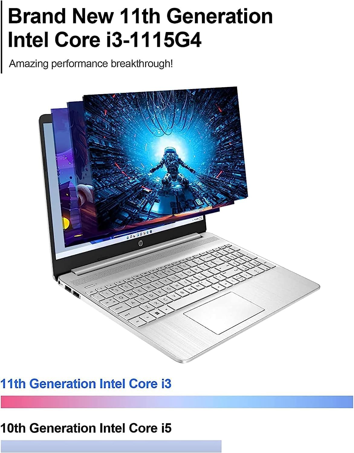 Foto 3 pulgar | Portátil Hp 2023, El Más Nuevo, Táctil Intel I3-1115g4 De 15,6 Pulgadas, 12 Gb/256 Gb - Venta Internacional.