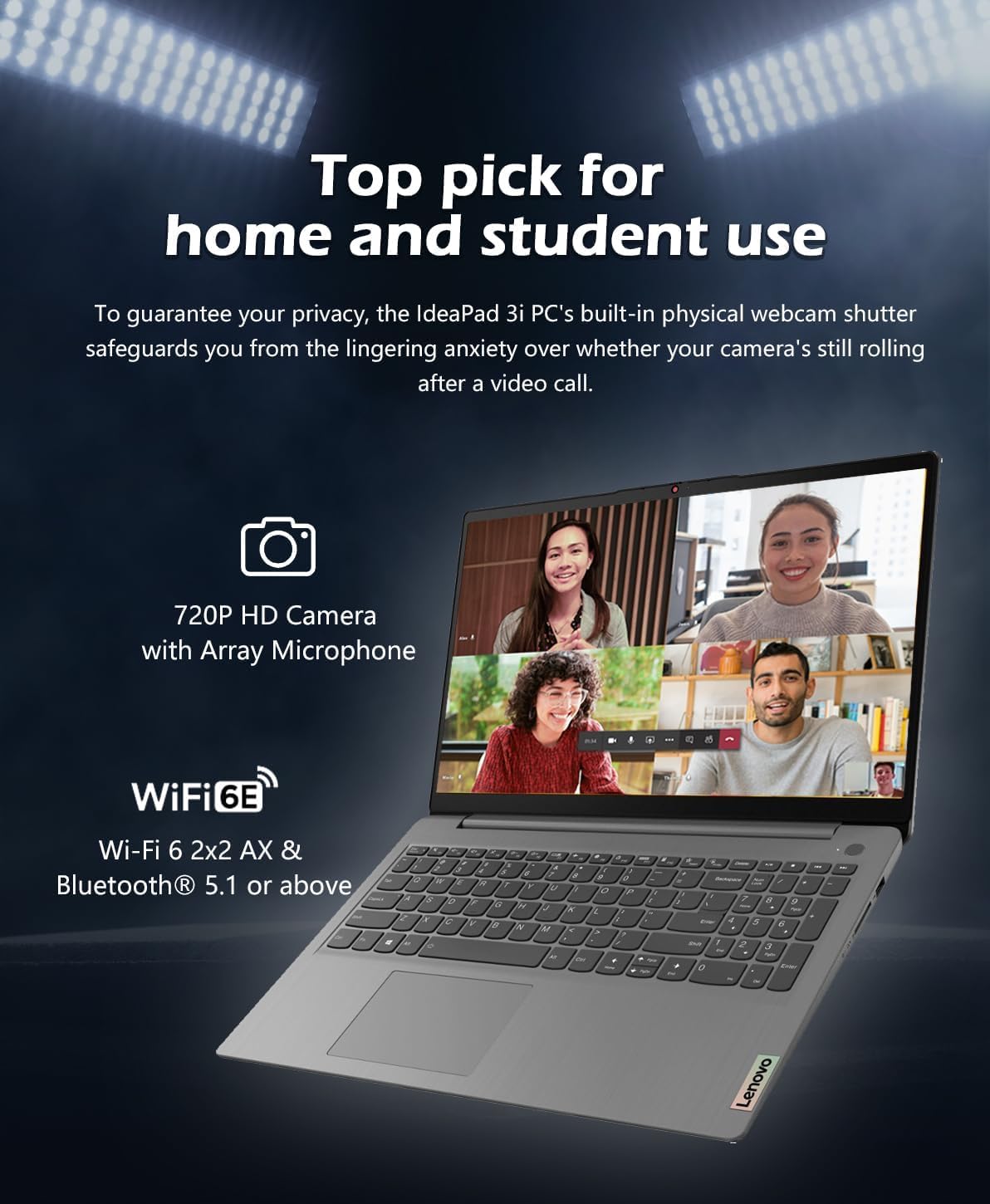 Foto 5 | Ordenador Portátil Lenovo Ideapad 3 15.6 Fhd Touch Intel I3-1115g4 De 8 Gb - Venta Internacional.