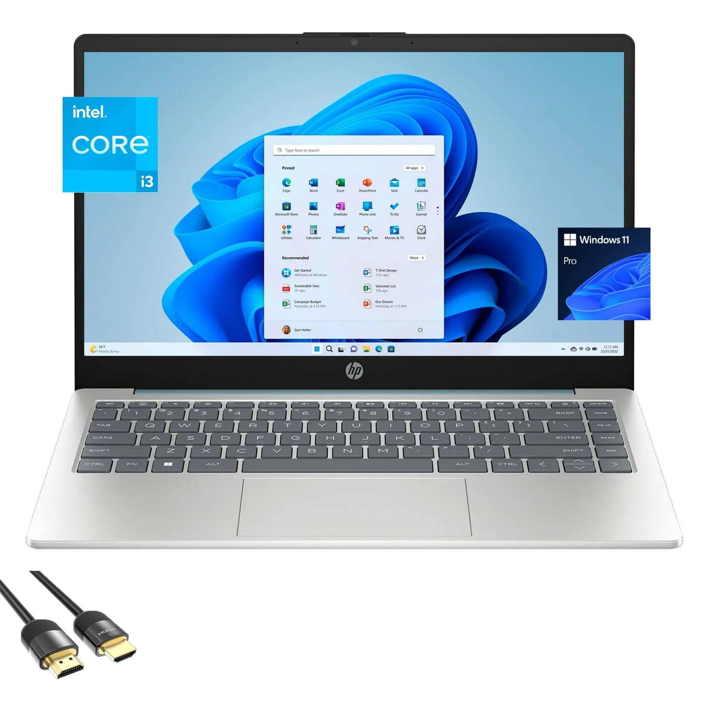 Foto 1 | Ordenador Portátil Hp Para Empresas Y Estudiantes, 14 Pulgadas, I3-n305, 16 Gb De Ram, 1 Tb, Ssd - Venta Internacional.