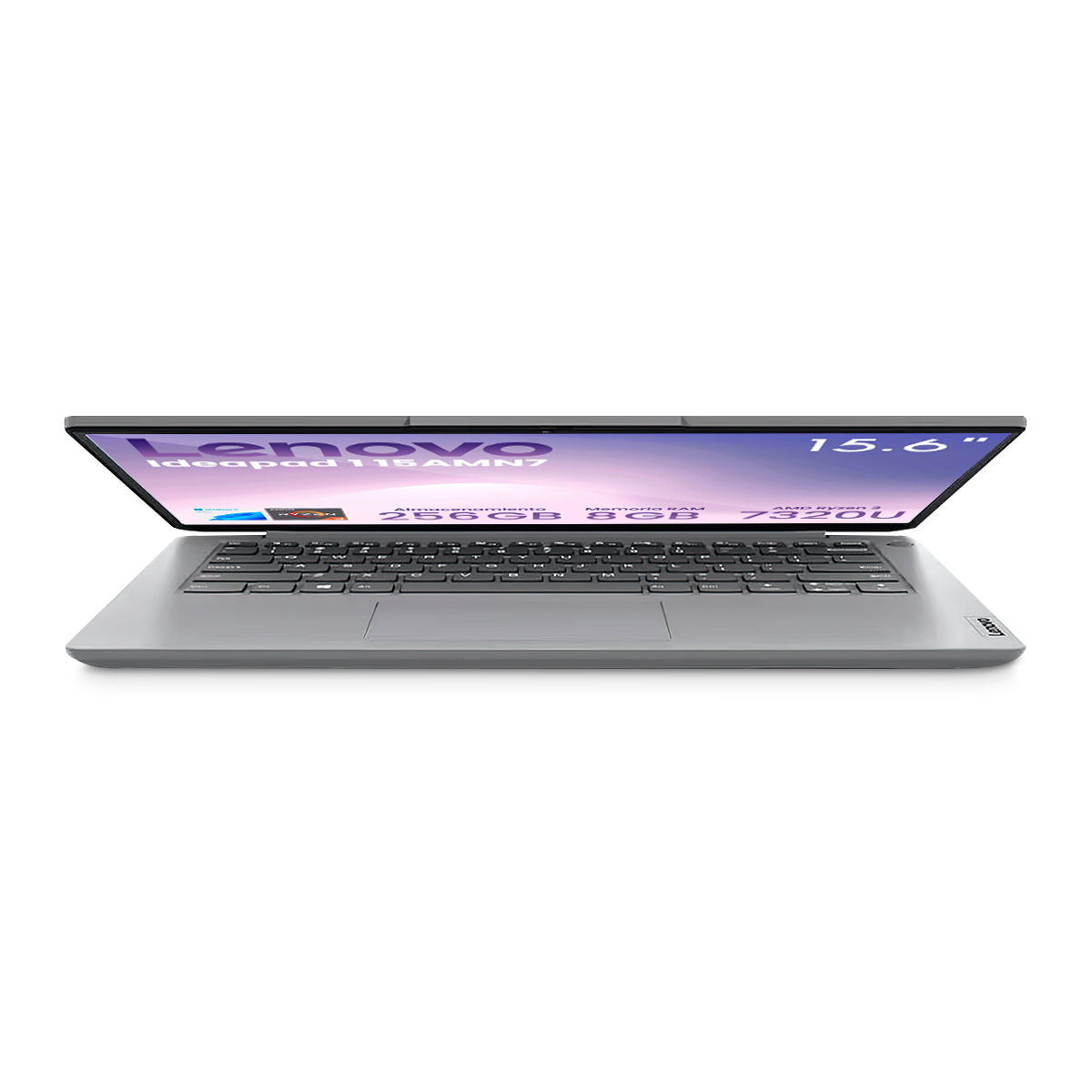 Foto 7 pulgar | Combo Laptop Lenovo Ideapad 1 15amn7 Amd Ryzen 3-7320u 8gb 256gb Ssd Fhd W11h Gris + Base Enfriadora