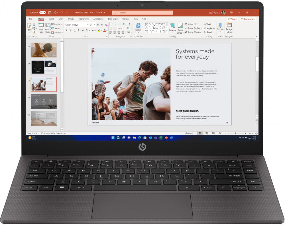 Laptop Hp Ryzen 3 7320u 256gb Ssd 8gb Ddr4 14'' Hd Tec/esp W11h 245 G10 Aj1y0lt