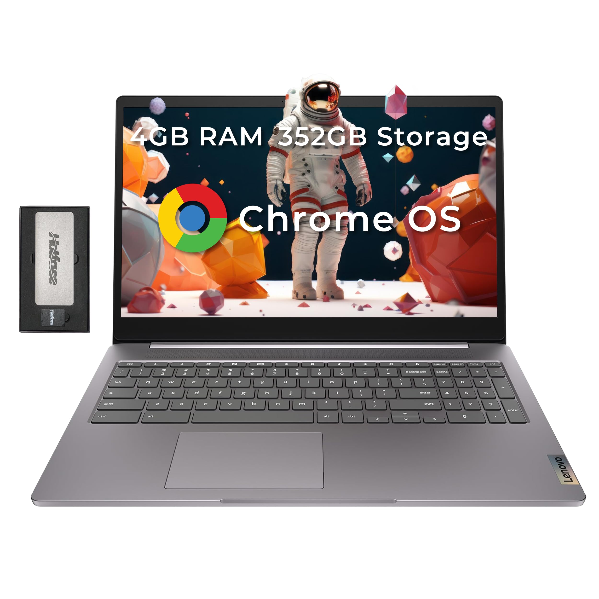 Foto 2 pulgar | Chromebook Lenovo Ideapad 3 15.6 Fhd Intel Celeron De 4 Gb/352 Gb - Venta Internacional.