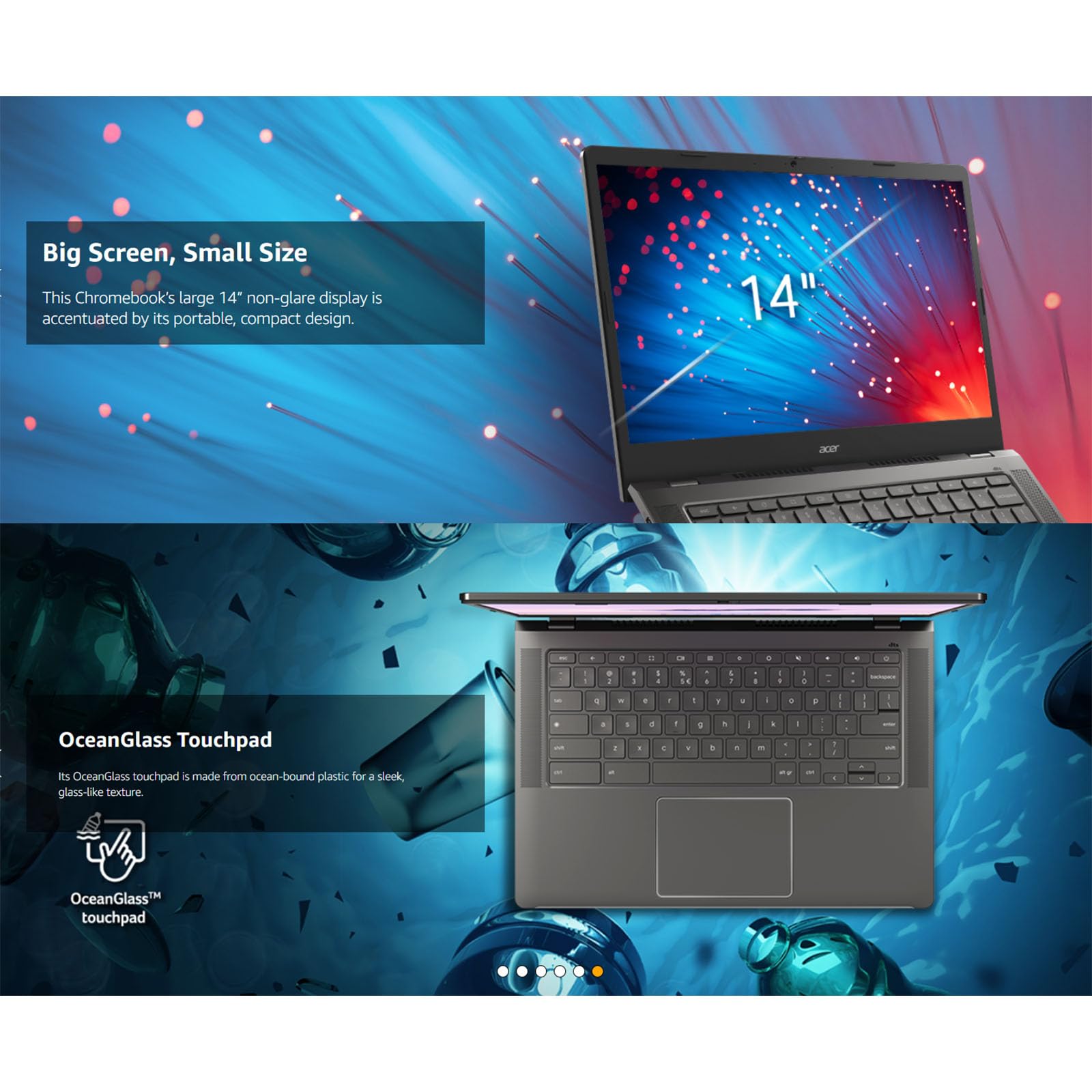 Foto 4 | Ordenador Portátil Acer Chromebook 14 Pulgadas Intel I3-n305 8 Gb Ram 512 Gb Ssd - Venta Internacional.