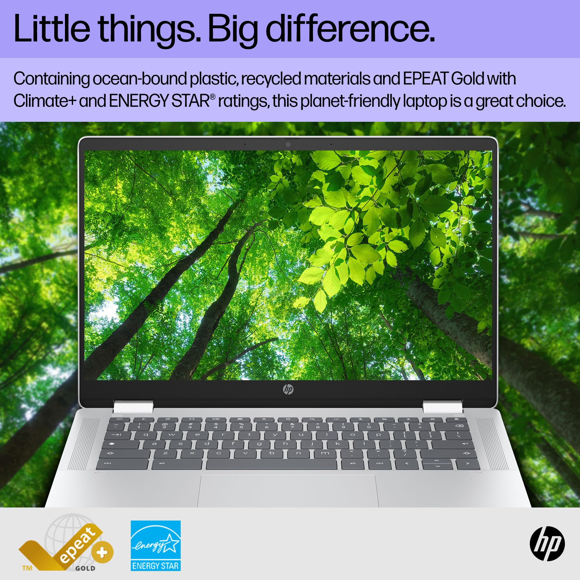 Foto 6 | Portátil Hp Chromebook X360 Con Pantalla Táctil Hd De 14 Pulgadas, 4 Gb/64 Gb, Ssd - Venta Internacional.