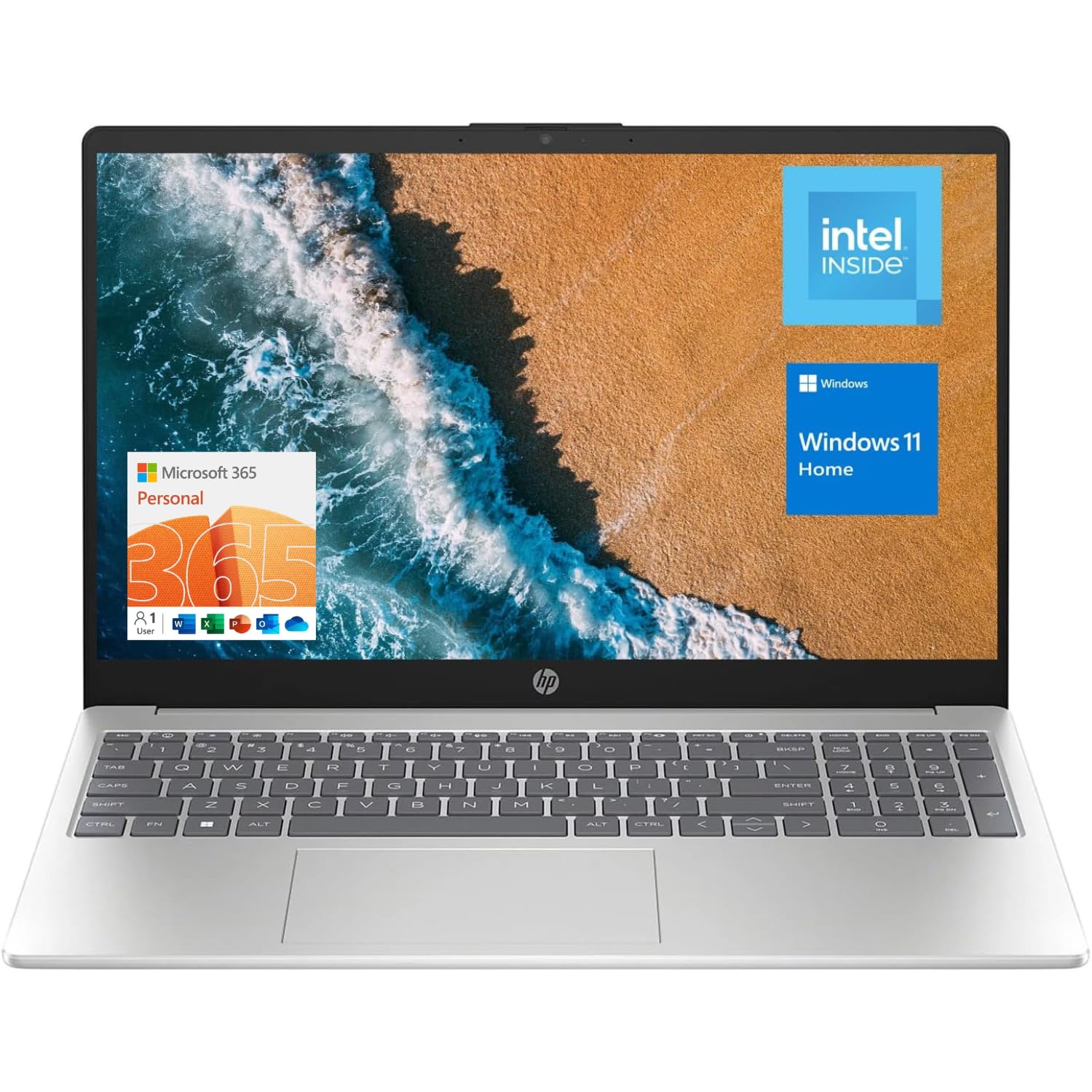 Ordenador Portátil Hp 15.6 Pantalla Hd De 4 Gb De Ram Y 128 Gb De Almacenamiento - Venta Internacional.