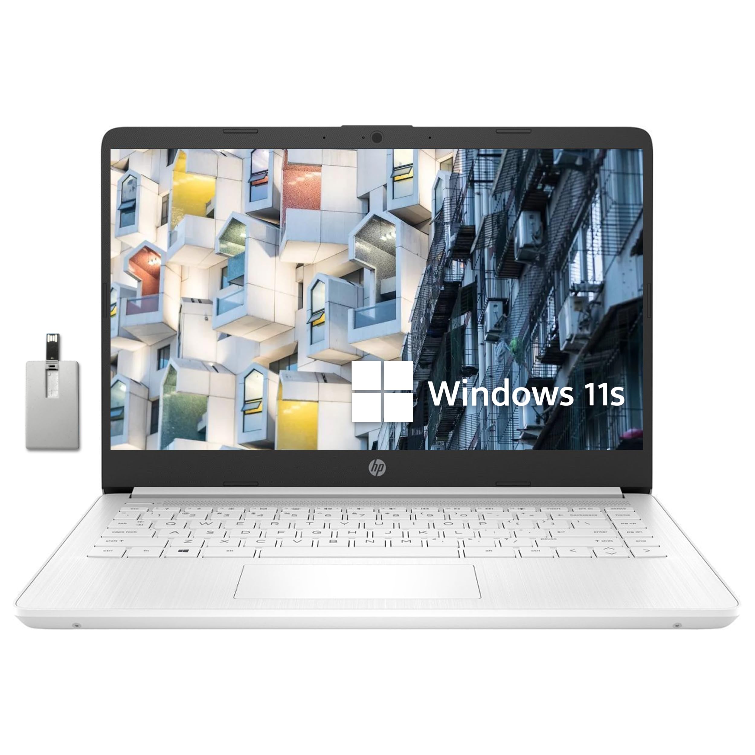 Ordenador Portátil Hp Premium 14 Stream Hd Intel Celeron N4120 De 16 Gb/64 Gb - Venta Internacional.