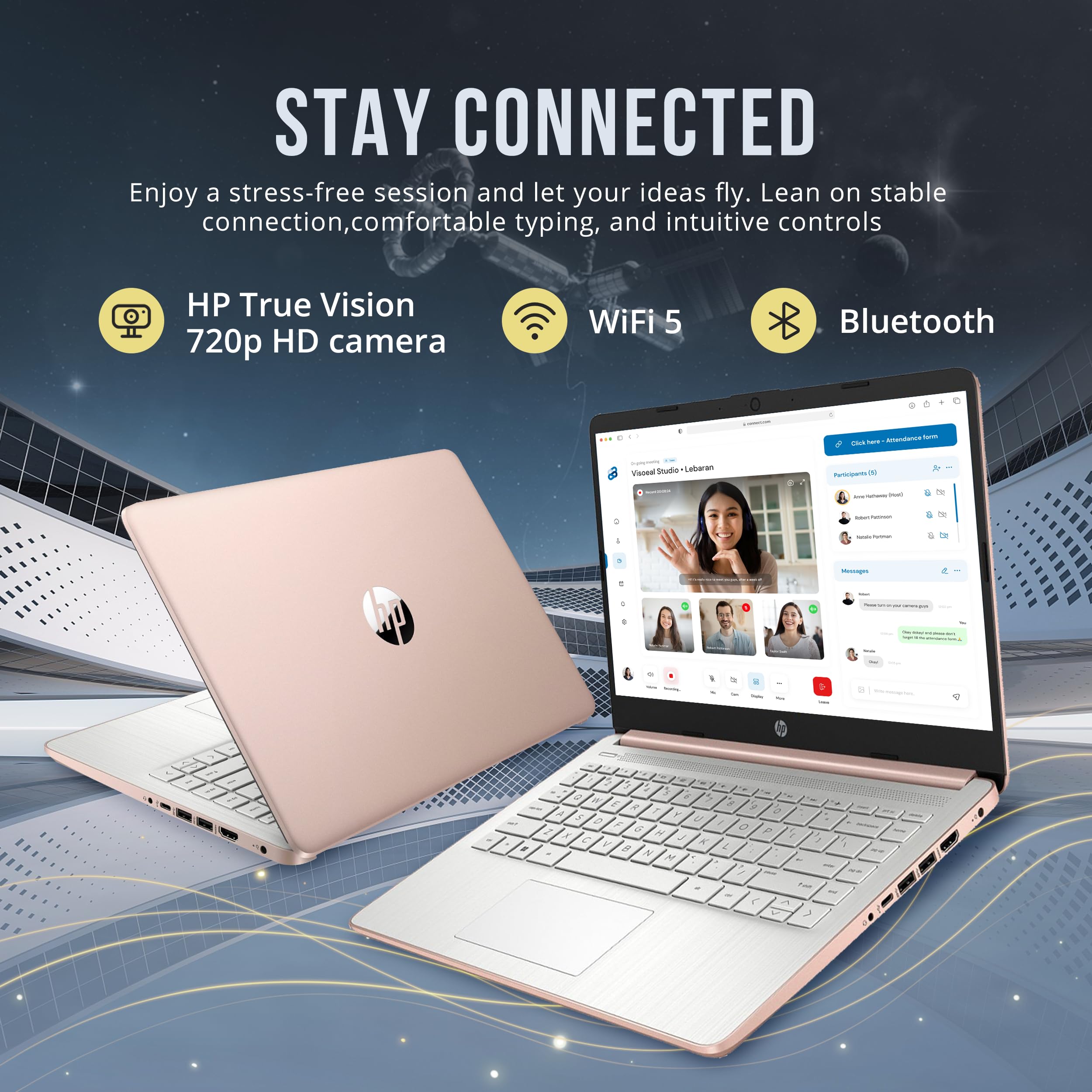 Foto 6 | Ordenador Portátil Hp Stream 14 Hd Brightview Intel Celeron N4120 De 8 Gb/288 Gb - Venta Internacional.