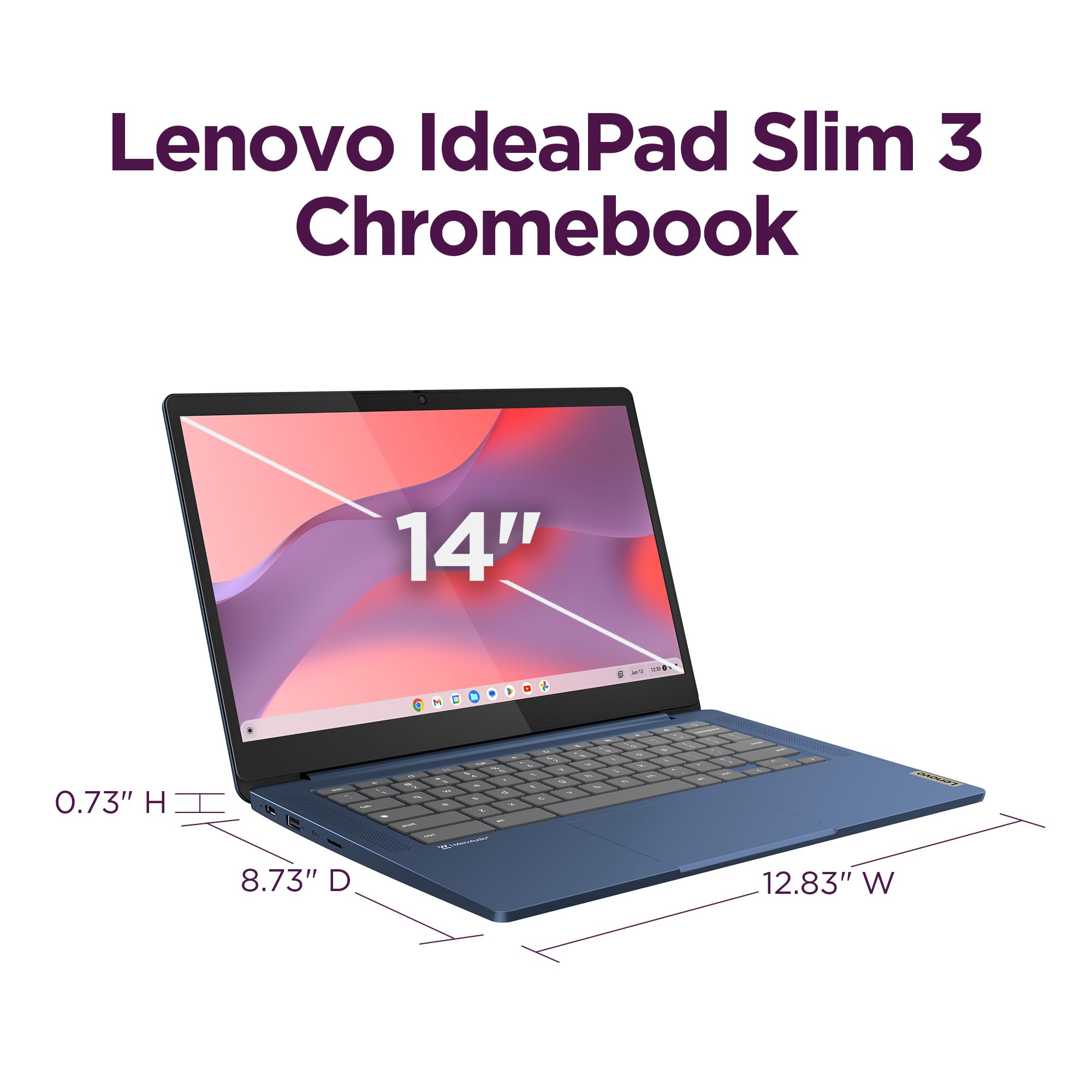 Foto 8 pulgar | Ordenador Portátil Lenovo Ideapad Slim 3 Chromebook De 14 Pulgadas, 4 Gb De Ram, 64 Gb, Ssd - Venta Internacional.