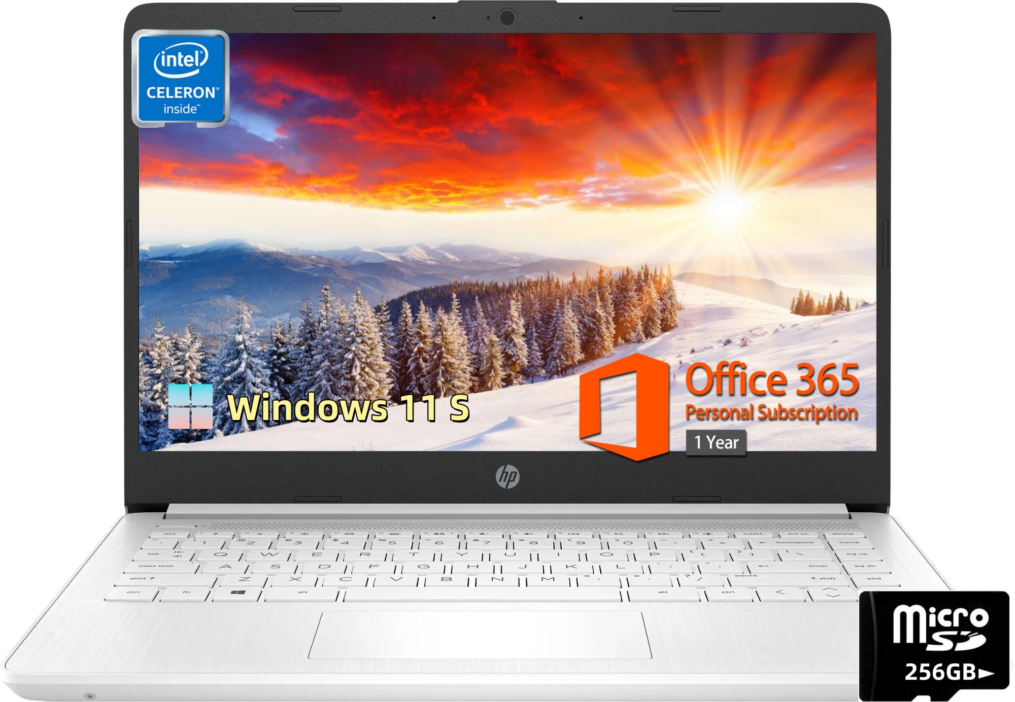 Foto 4 pulgar | Portátil Hp Ultraligero Intel Celeron N4120 De 14 Pulgadas Con 16 Gb De Ram - Venta Internacional.