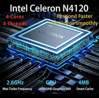 Foto 3 | Ordenador Portátil Hp 2024, El Más Nuevo, 14, Intel N4120, 4 Gb De Ram, 192 Gb - Venta Internacional.