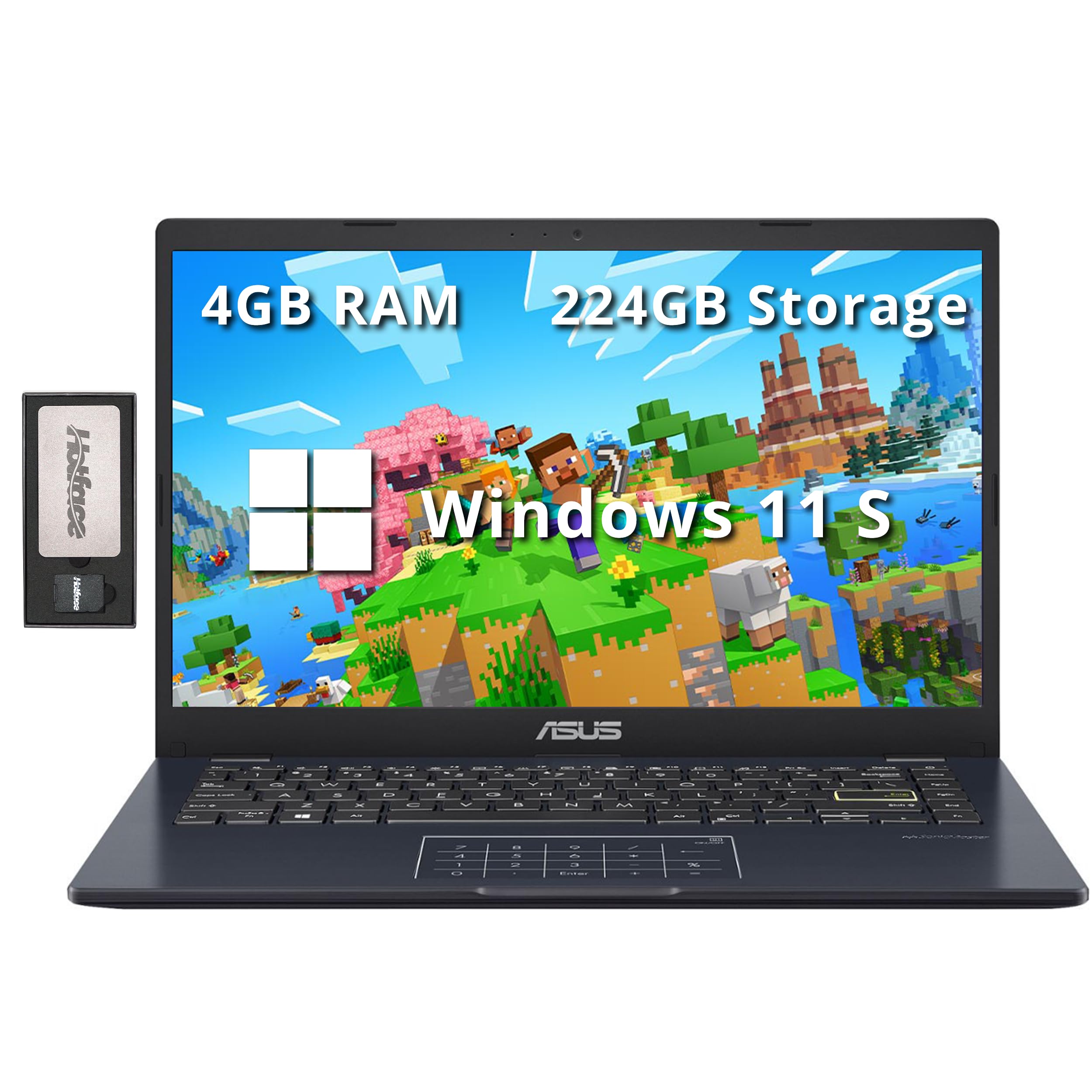 Foto 1 | Ordenador Portátil Asus 14 Fhd Intel Celeron N4500, 4 Gb De Ram, 224 Gb, Win 11 S - Venta Internacional.
