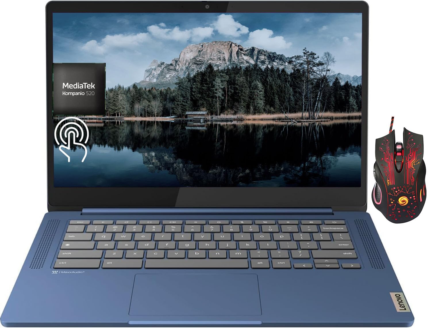 Foto 2 pulgar | Ordenador Portátil Lenovo 2024 Slim 3 Chromebook 14 Fhd Touch 4 Gb Ram 64 Gb - Venta Internacional.