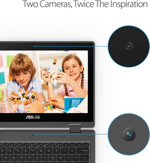 Foto 7 | Ordenador Portátil Asus 11.6 Hd Con Pantalla Táctil 2 En 1 Intel Celeron De 4 Gb/256 Gb - Venta Internacional.