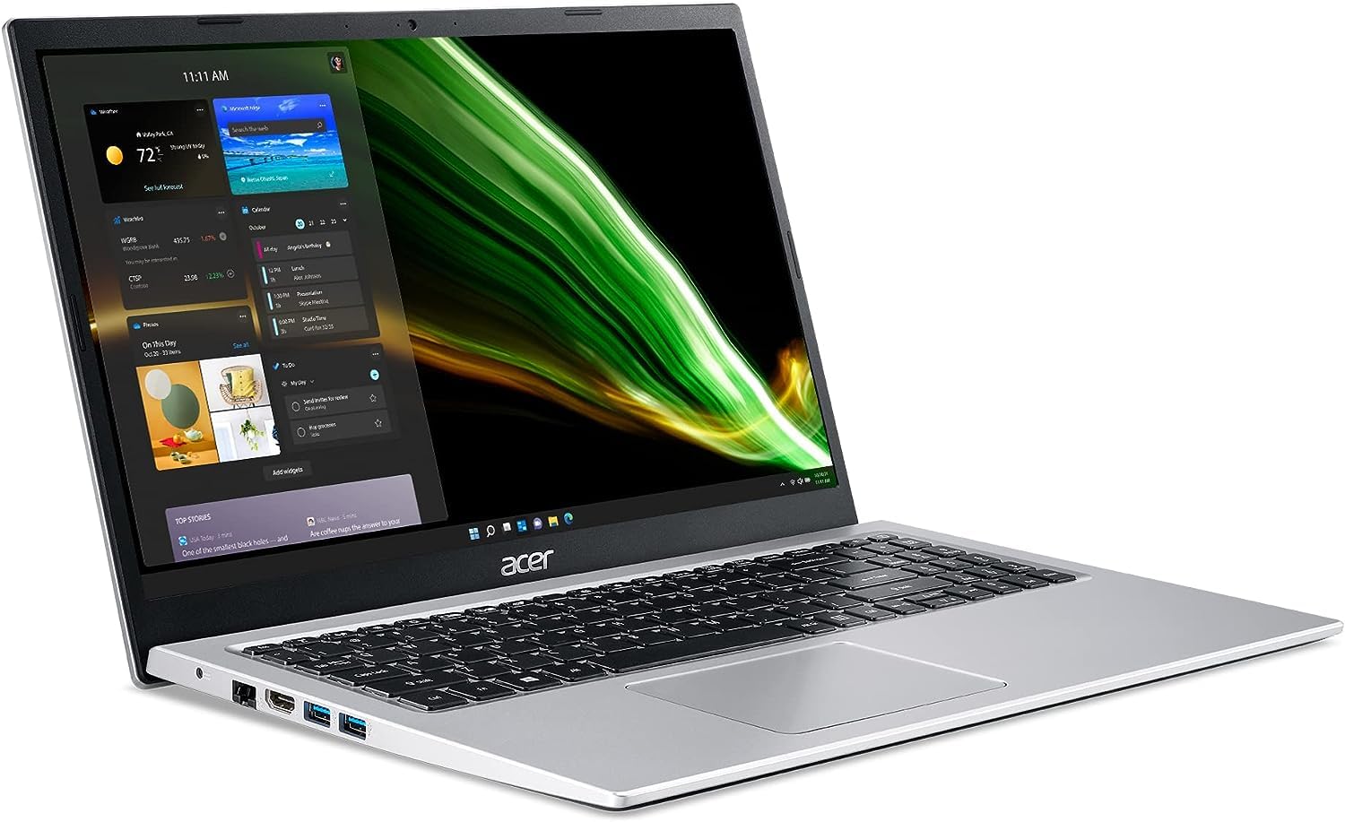 Foto 2 | Ordenador Portátil Acer Aspire Slim Para Estudiantes De Negocios De 15,6 Pulgadas, 12 Gb/256 Gb - Venta Internacional.