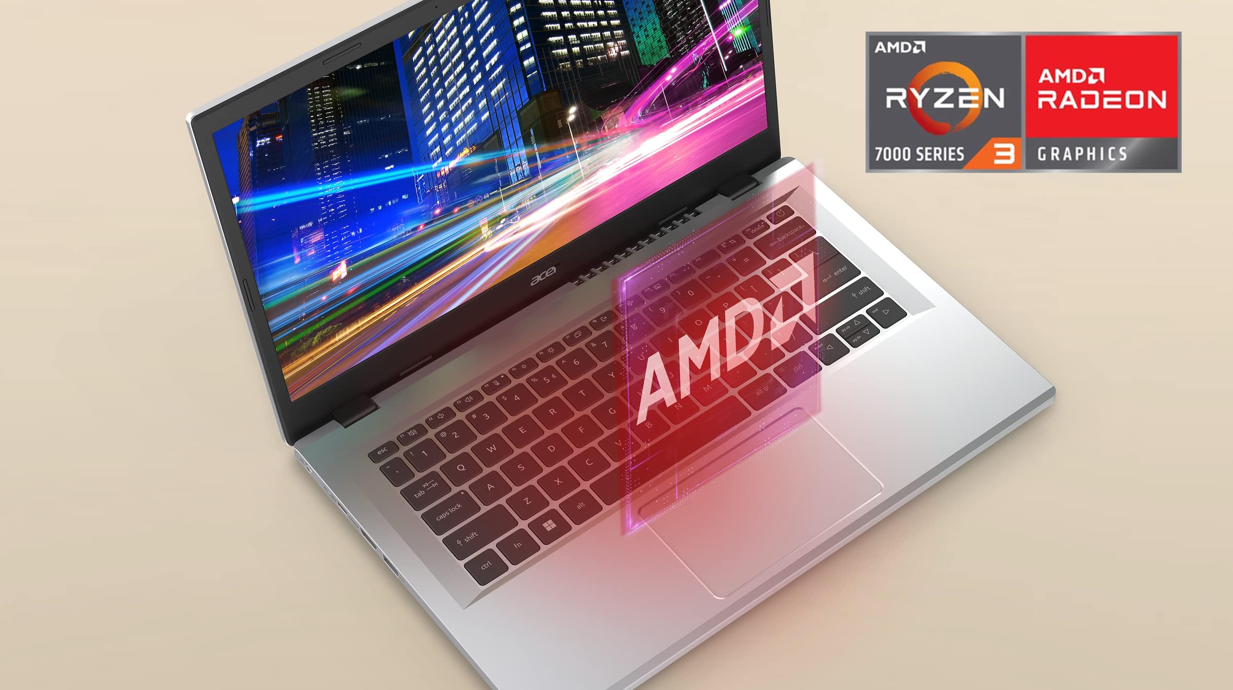 Foto 3 pulgar | Ordenador Portátil Acer Aspire 3 A315-24p-r7vh 15,6 Pulgadas Ryzen 3 7320u De 8 Gb - Venta Internacional.