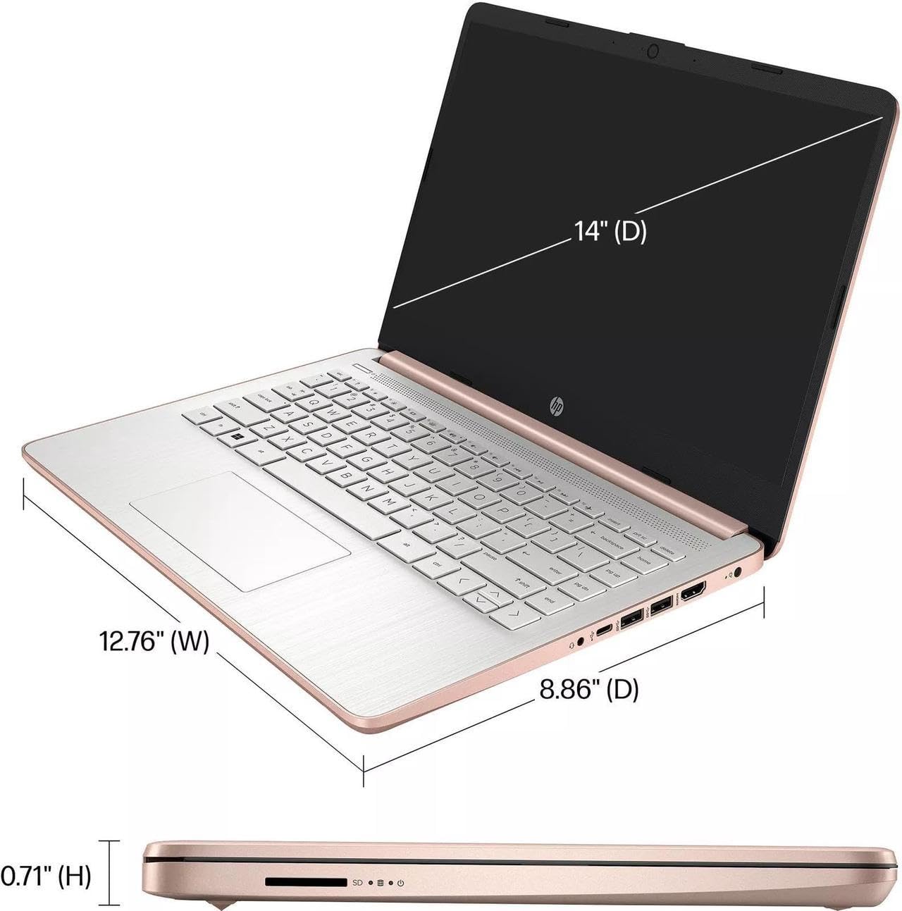 Foto 6 pulgar | Ordenador Portátil Hp 14 Hd Intel Celeron N4120 16 Gb Ram 128 Gb Ssd Win11 - Venta Internacional.