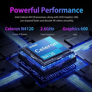Foto 3 | Ordenador Portátil Hp 2024 Premium 14 Micro-edge, 4 Gb De Ram, 128 Gb, Ssd, Win11 - Venta Internacional.