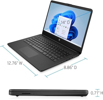 Foto 7 | Ordenador Portátil Hp 14 Hd Portátil 16 Gb Ram 320 Gb Windows 11s - Venta Internacional.