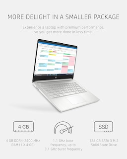 Foto 3 | Ordenador Portátil Hp Intel Pentium Silver N5030 Ssd De 14 Pulgadas Y 128 Gb - Venta Internacional.