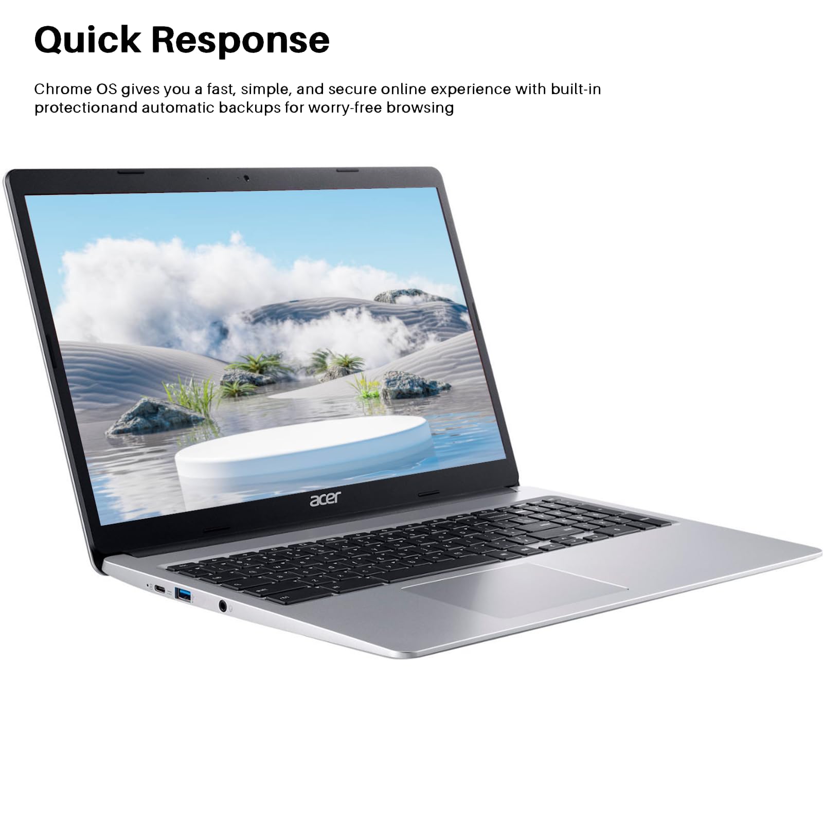 Foto 4 pulgar | Portátil Acer Chromebook 315 15.6 Pulgadas Intel Celeron 4 Gb Ram 64 Gb - Venta Internacional.