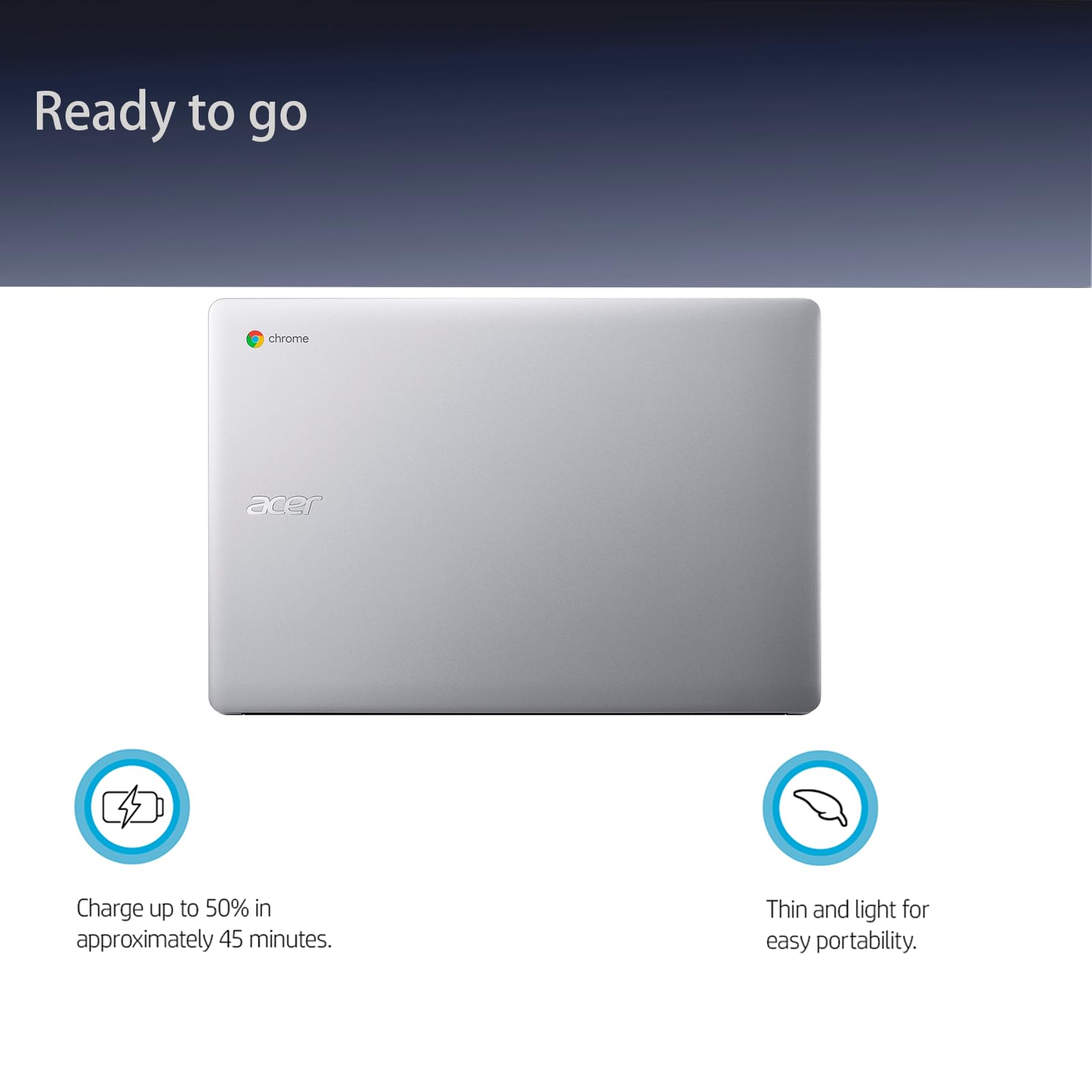 Foto 5 | Portátil Acer Chromebook 315 15.6 Pulgadas Intel Celeron 4 Gb Ram 64 Gb - Venta Internacional.