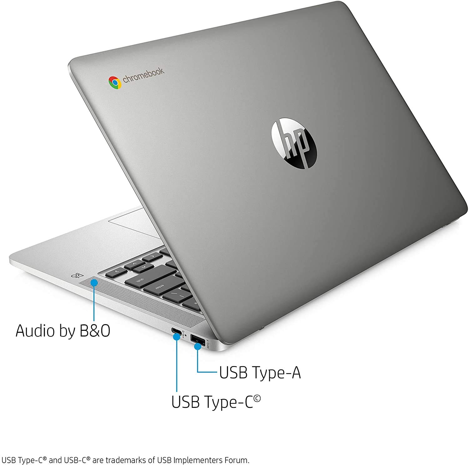 Foto 5 pulgar | Computadora Portátil Hp Chromebook Con Pantalla Táctil Hd De 14 Pulgadas, 4 Gb De Ram, 32 Gb - Venta Internacional.
