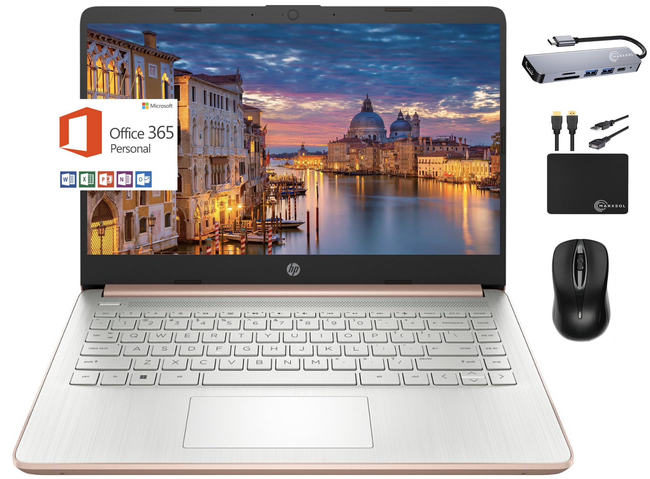 Foto 2 pulgar | Laptop Hp 14 Hd 14'' Intel N4120 16 Gb Ram 320 Gb Win11s - Venta Internacional.