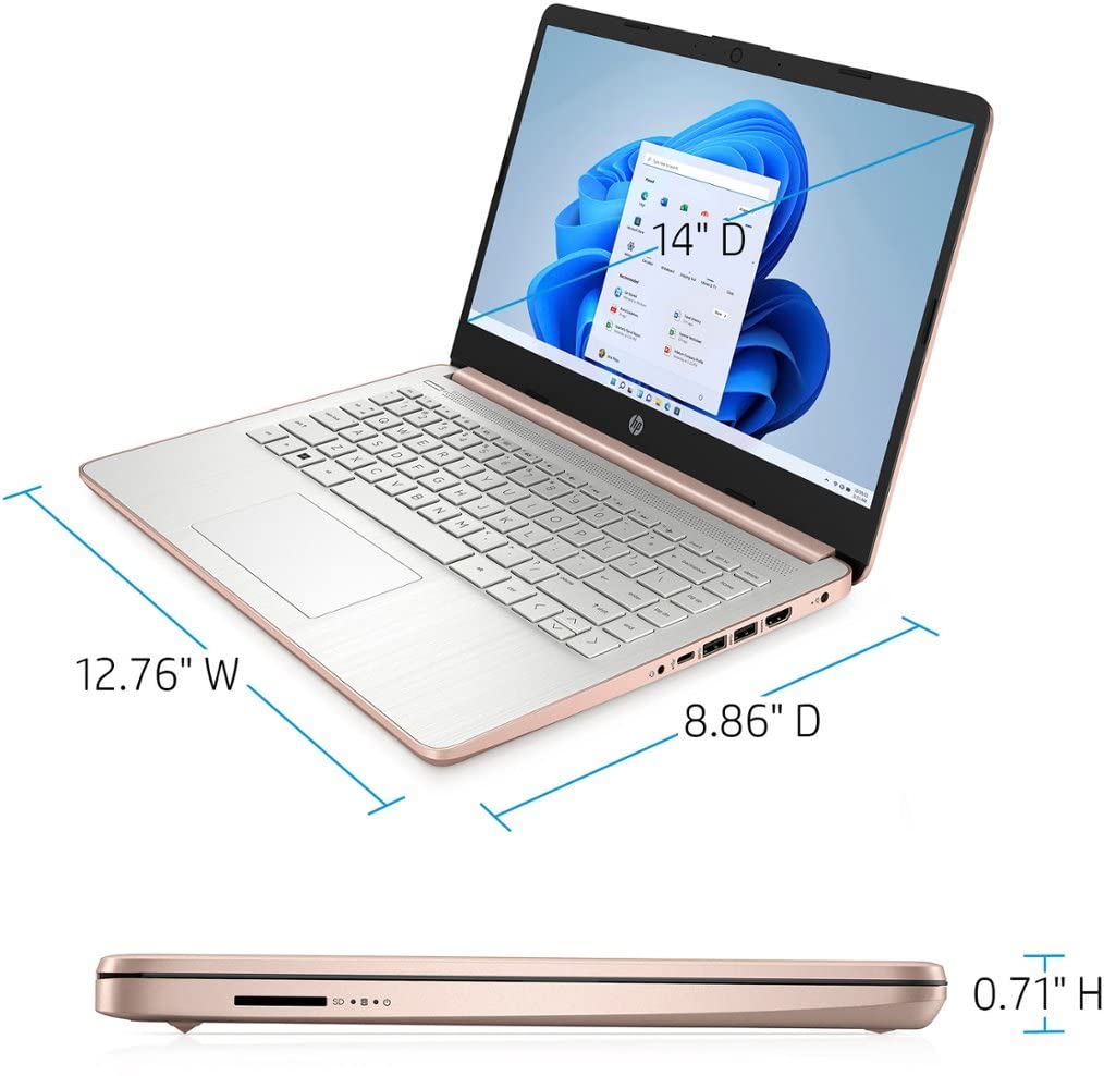 Foto 8 pulgar | Laptop Hp 14 Hd 14'' Intel N4120 16 Gb Ram 320 Gb Win11s - Venta Internacional.