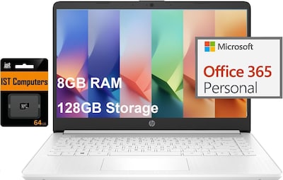 Foto 1 | Ordenador Portátil Hp 14 Ultraligero Para Estudiantes Y Hogares, 8 Gb De Ram Y 128 Gb Ssd - Venta Internacional.