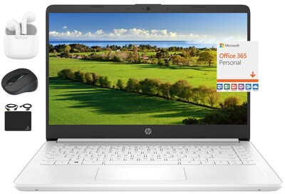 Foto 1 | Portátil Hp 2024, El Más Nuevo, 14'', Intel N4120, 16 Gb De Ram, 320 Gb, Blanco - Venta Internacional.